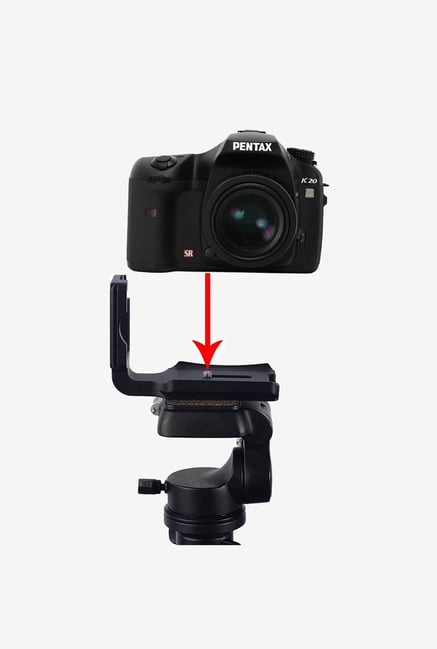 Neewer Quick Release L Plate Bracket Hand Grip (Black) Neewer Quick Release L Plate Bracket Hand Grip (Black)