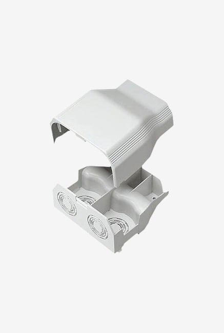 Panduit T70EEIW Raceway Entrance End Fitting (White) Panduit T70EEIW Raceway Entrance End Fitting (White)