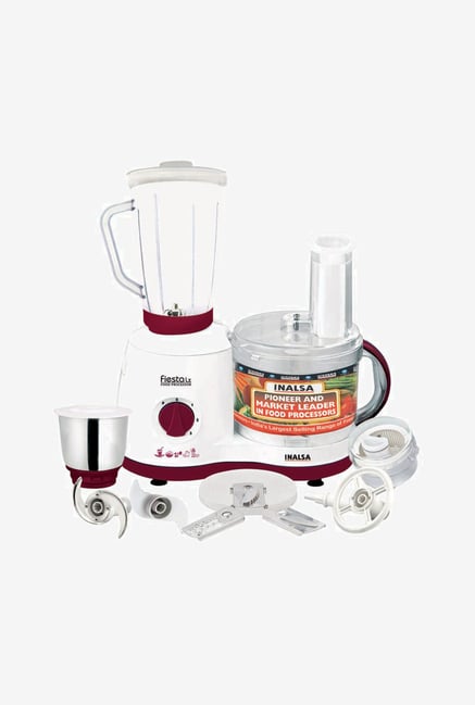 Inalsa Fiesta LX 650 W Food Processor (White) Inalsa Fiesta LX 650 W Food Processor (White)