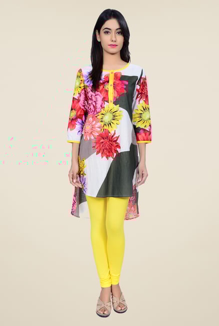 Juniper Multicolor Floral Print Kurti Juniper Multicolor Floral Print Kurti