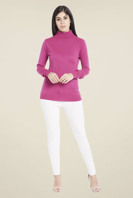 Globus Classy Pink Solid Sweatshirt Globus Classy Pink Solid Sweatshirt