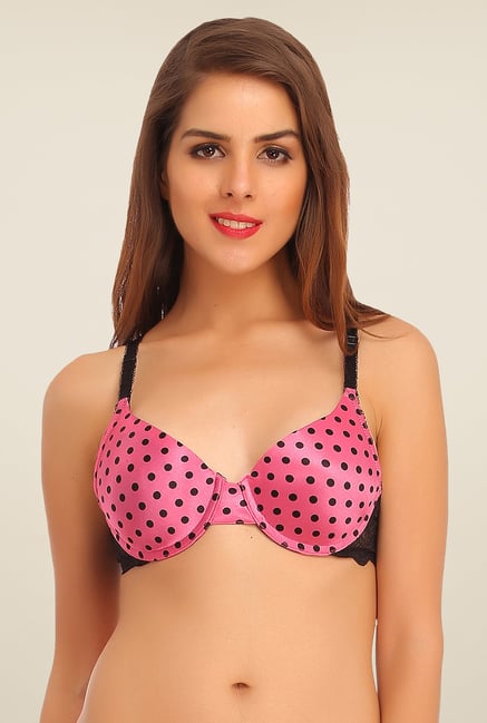Clovia Pink Padded Bridal Bra Clovia Pink Padded Bridal Bra