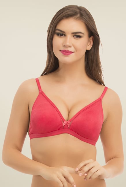 Clovia Peach Non Padded Bra Clovia Peach Non Padded Bra