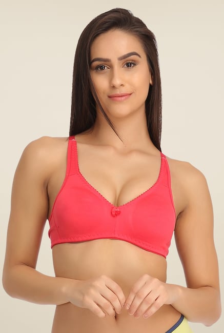 Clovia Peach Non Padded Bra Clovia Peach Non Padded Bra