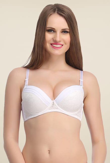 Clovia White Padded Bra Clovia White Padded Bra