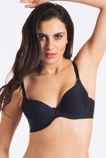 PrettySecrets Black Solid Bra PrettySecrets Black Solid Bra