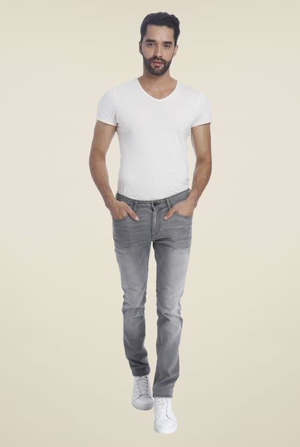 Jack & Jones Grey Skinny Fit Jeans Jack & Jones Grey Skinny Fit Jeans