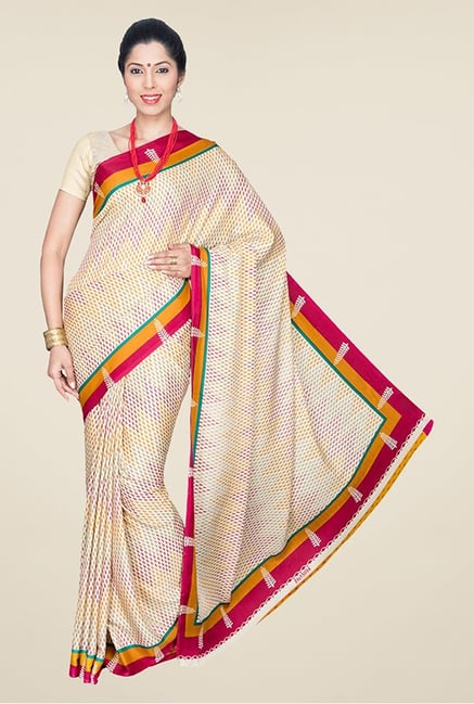 Pavecha's Multicolor Rajshahi Synthetic Saree Pavecha's Multicolor Rajshahi Synthetic Saree