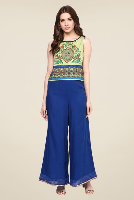 Fusion Beats Green Printed Top Fusion Beats Green Printed Top