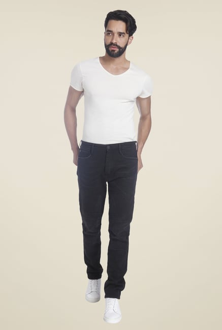 Jack & Jones Black Raw Denim Jeans Jack & Jones Black Raw Denim Jeans