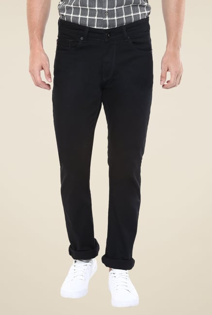 Spykar Black Denim Jeans Spykar Black Denim Jeans