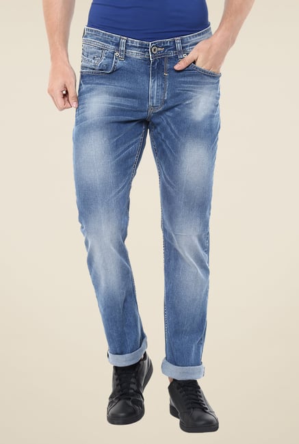 Spykar Blue Acid Wash Jeans Spykar Blue Acid Wash Jeans