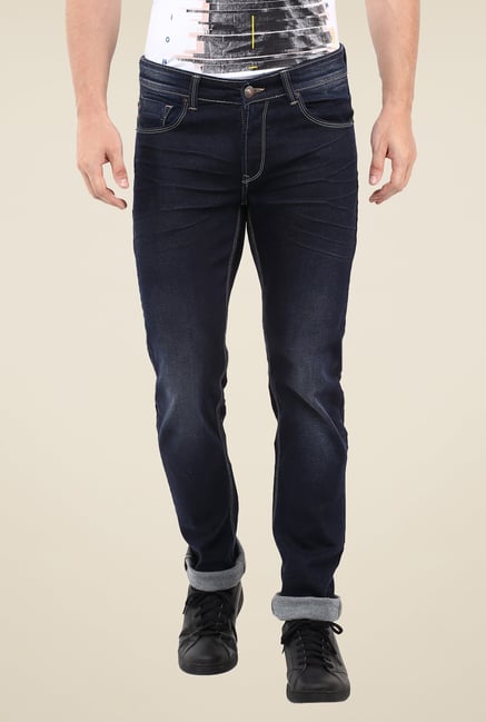 Spykar Navy Skinny-fit Jeans Spykar Navy Skinny-fit Jeans