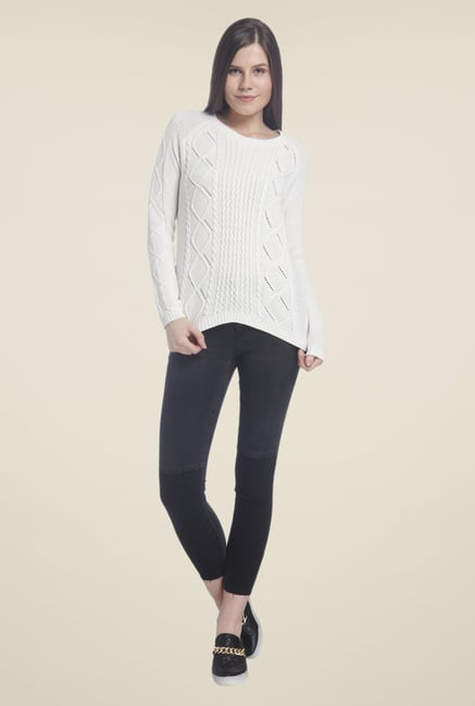 Vero Moda Snow White Self Print Top Vero Moda Snow White Self Print Top