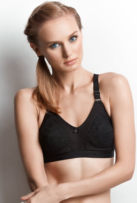 Libertina Black Tiara Embroidered Bra Libertina Black Tiara Embroidered Bra