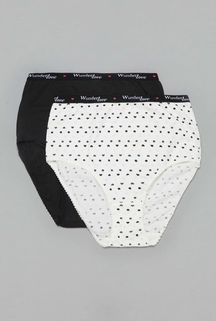 Wunderlove by Westside White High Leg Brief (Pack of 2) Wunderlove by Westside White High Leg Brief (Pack of 2)