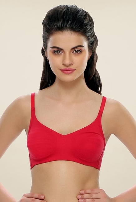 Clovia Red Solid T-shirt Bra Clovia Red Solid T-shirt Bra