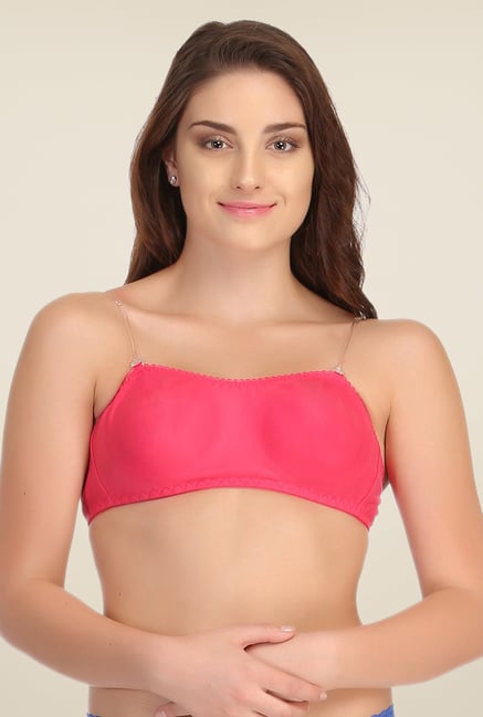 Clovia Coral Solid Bandeau Bra Clovia Coral Solid Bandeau Bra