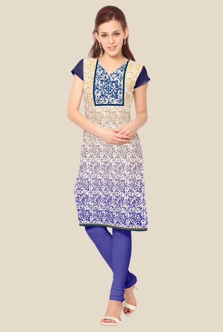 Ahalyaa Multicolor Printed Kurta Ahalyaa Multicolor Printed Kurta