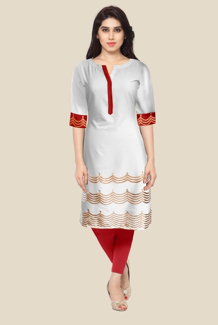Ahalyaa Grey Printed Kurta Ahalyaa Grey Printed Kurta