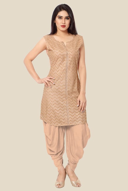 Ahalyaa Peach Embellished Kurta Ahalyaa Peach Embellished Kurta