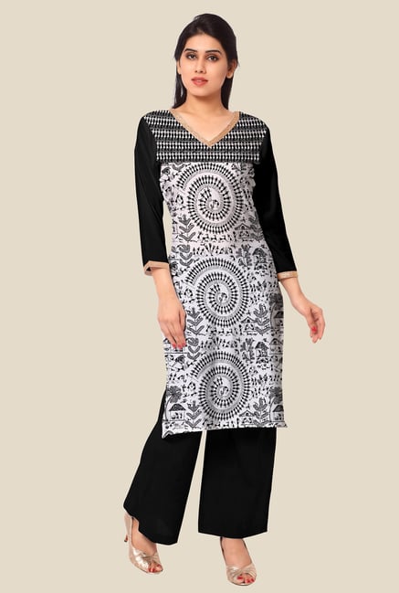 Ahalyaa White Printed Kurta Ahalyaa White Printed Kurta