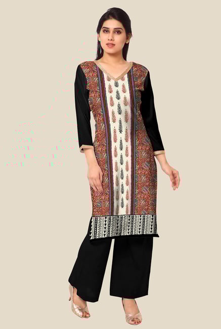 Ahalyaa Multicolor Printed Kurta Ahalyaa Multicolor Printed Kurta