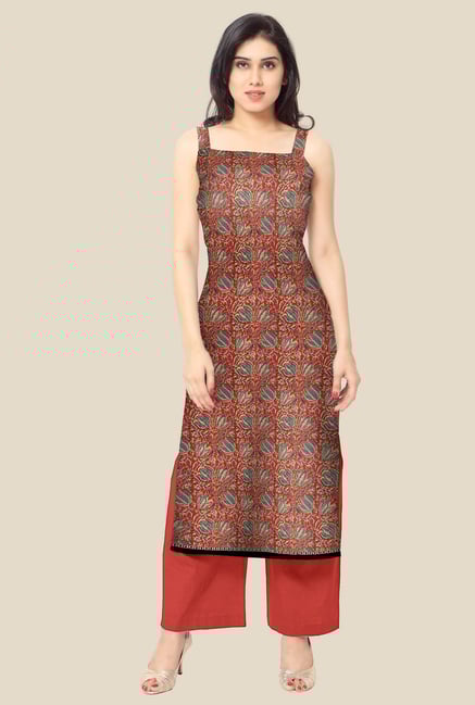 Ahalyaa Multicolor Printed Kurta Ahalyaa Multicolor Printed Kurta