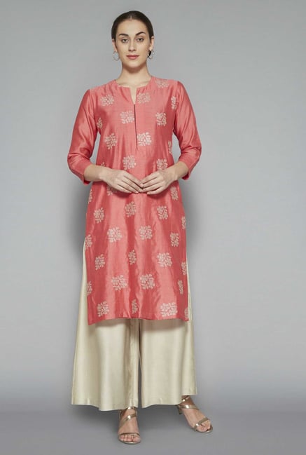 Zuba by Westside Beige Solid Palazzo Zuba by Westside Beige Solid Palazzo