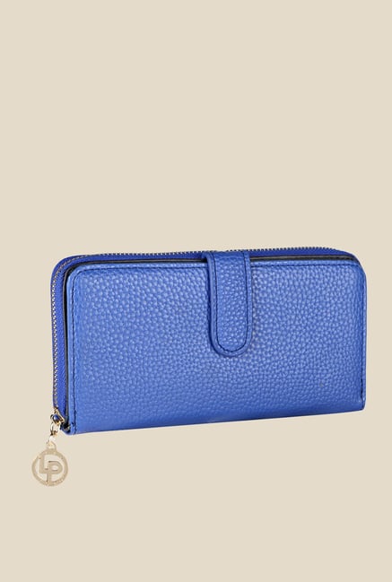 Lino Perros Blue Solid Wallet Lino Perros Blue Solid Wallet
