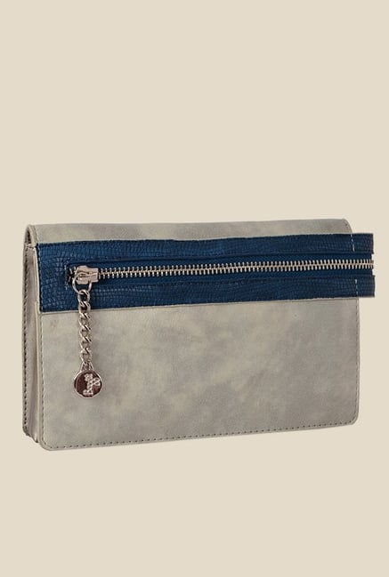 Baggit Mahlon Cheek Silver Synthetic Wallet Baggit Mahlon Cheek Silver Synthetic Wallet
