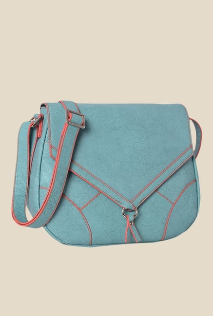 Baggit Renne Gland Blue Synthetic Sling Bag Baggit Renne Gland Blue Synthetic Sling Bag