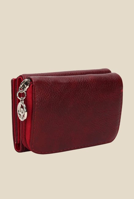 Lino Perros Red Solid Wallet Lino Perros Red Solid Wallet