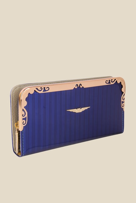 Lino Perros Blue Striped Wallet Lino Perros Blue Striped Wallet
