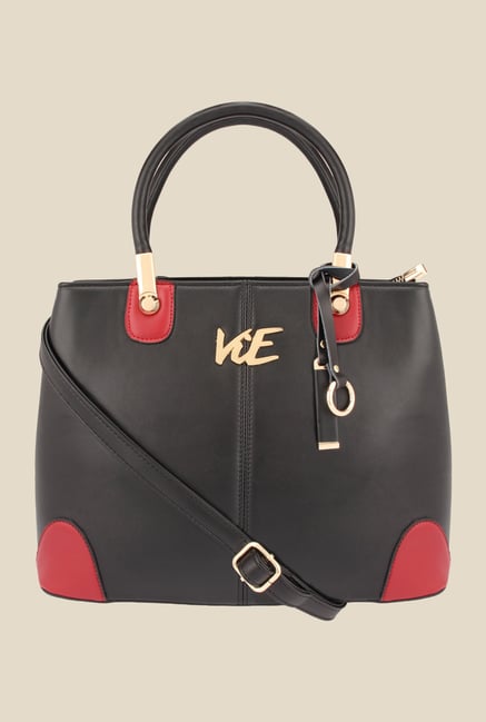 ViE Black Solid Handbag ViE Black Solid Handbag