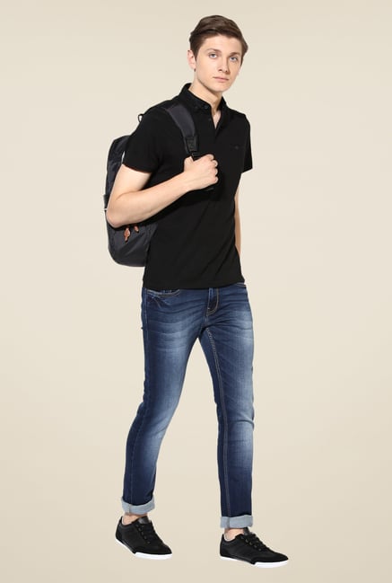 Turtle Navy Cotton Jeans Turtle Navy Cotton Jeans