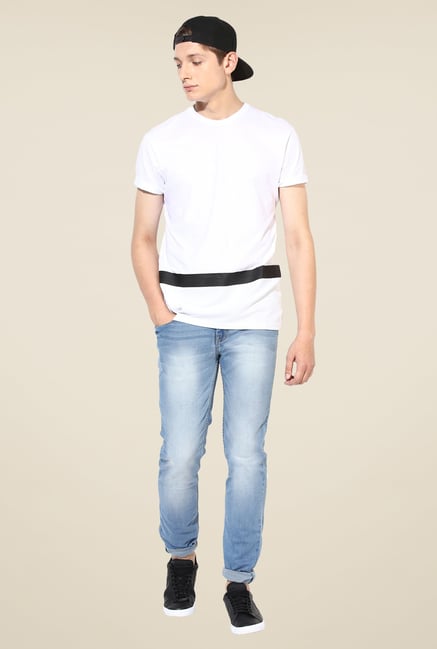 Turtle Light Blue Cotton Jeans Turtle Light Blue Cotton Jeans