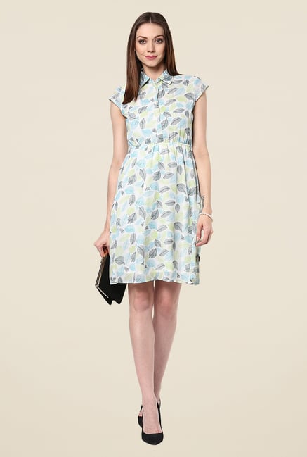 109 F White Printed Dress 109 F White Printed Dress