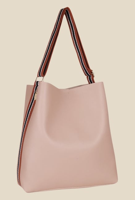 Lino Perros Beige Solid Handbag - Pack of 2 Lino Perros Beige Solid Handbag - Pack of 2
