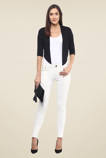 109 F Black Solid Shrug 109 F Black Solid Shrug