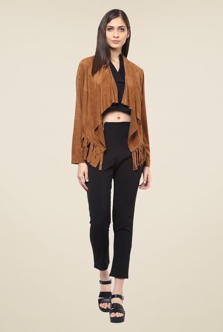 109 F Tan Solid Shrug 109 F Tan Solid Shrug
