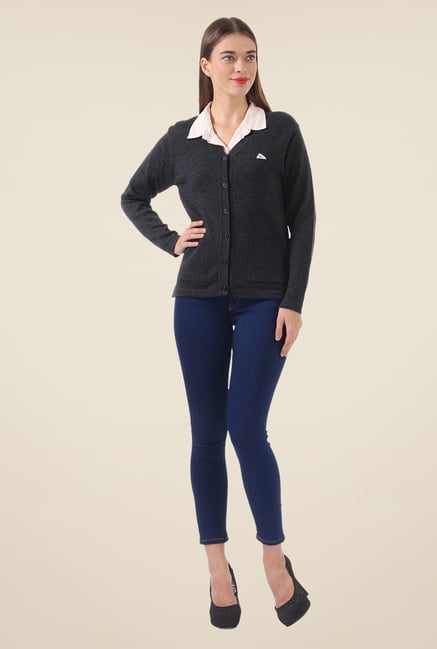Monte Carlo Grey Textured Cardigan Monte Carlo Grey Textured Cardigan