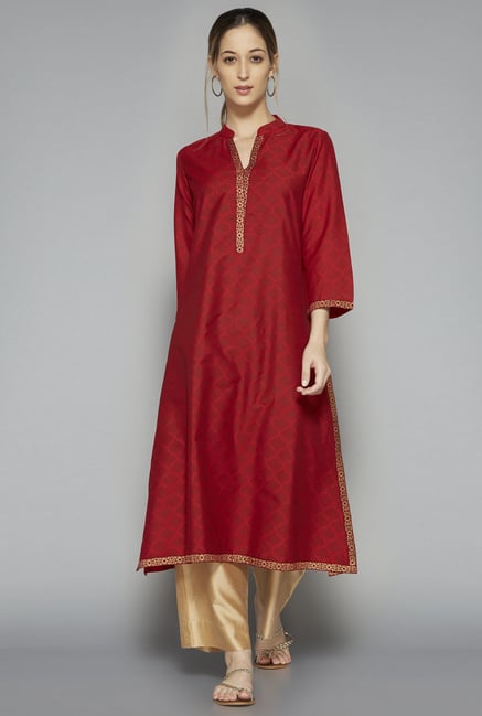 Utsa by Westside Red Printed Kurta Utsa by Westside Red Printed Kurta