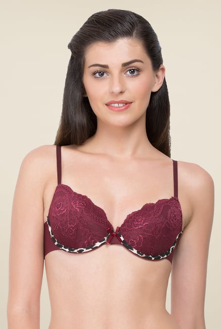 Zivame Maroon Lace Bra Zivame Maroon Lace Bra