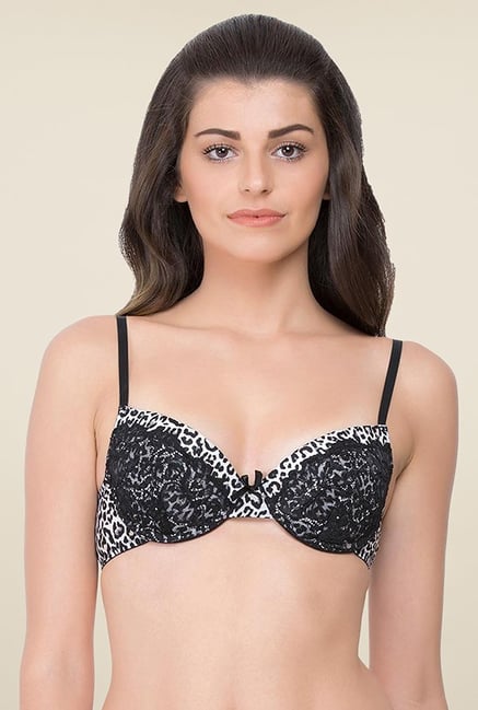 Zivame White Animal Print Bra Zivame White Animal Print Bra