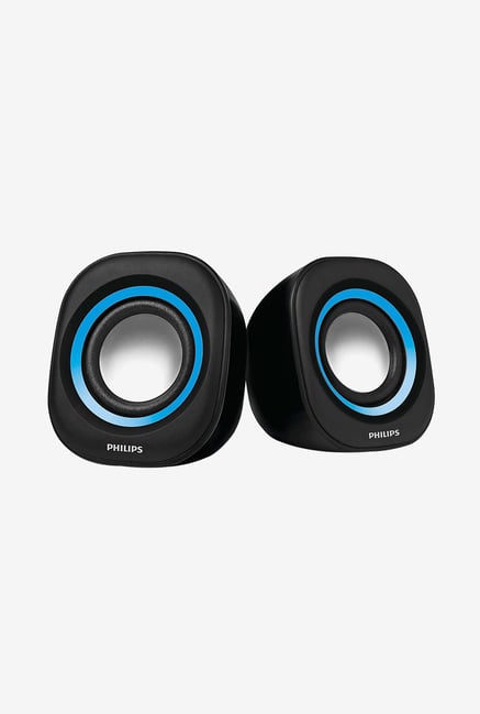 Philips SPA25 2.0 Portable Speaker with USB Plug (Blue) Philips SPA25 2.0 Portable Speaker with USB Plug (Blue)