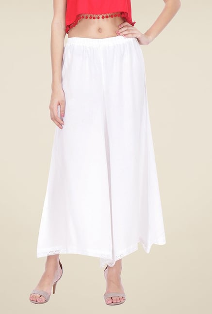 Varanga White Solid Palazzo Varanga White Solid Palazzo