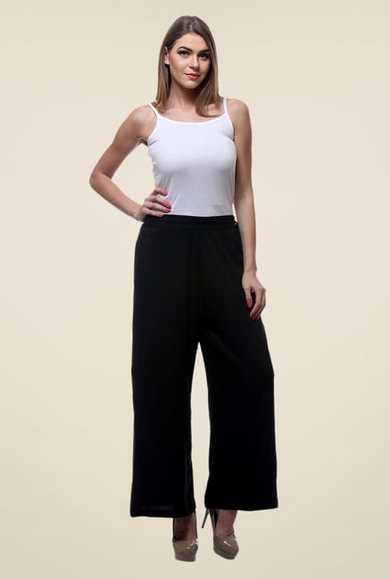 Varanga Black Solid Palazzo Varanga Black Solid Palazzo
