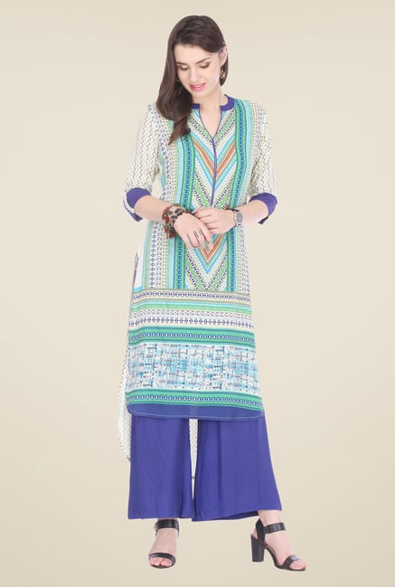 Varanga Multicolor Printed Kurta Varanga Multicolor Printed Kurta