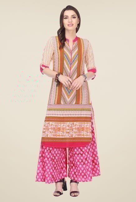 Varanga Multicolor Printed Kurta Varanga Multicolor Printed Kurta